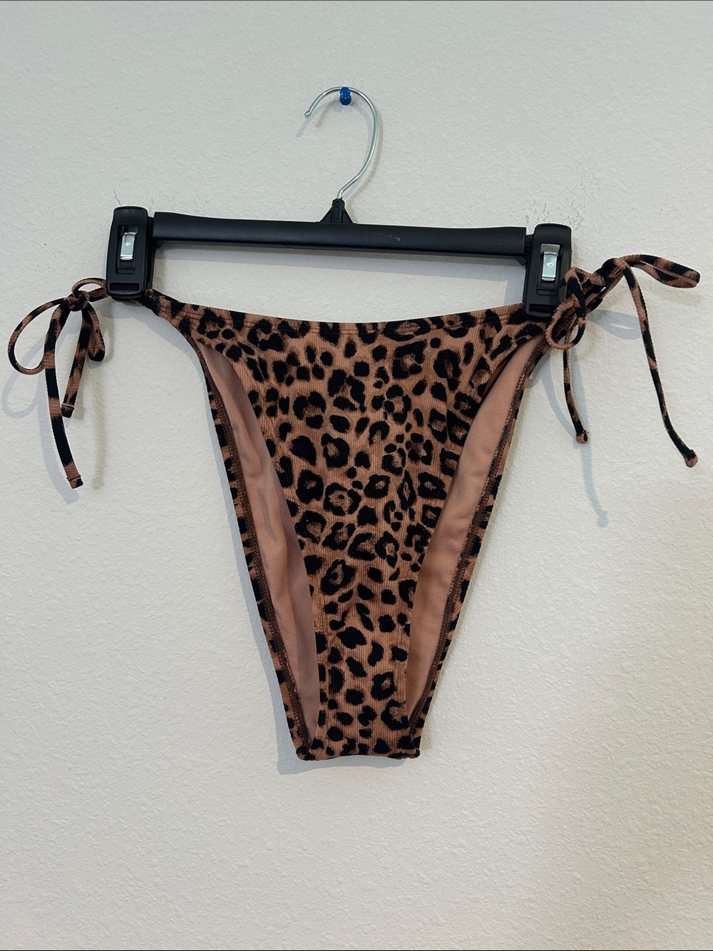 wild fable Leopard Print Tie-Side Bikini Bottoms - Brown/Black